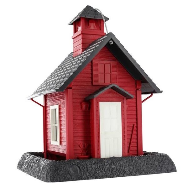 Petpath Lil Red School House Village Collection Bird Feeder PE13702